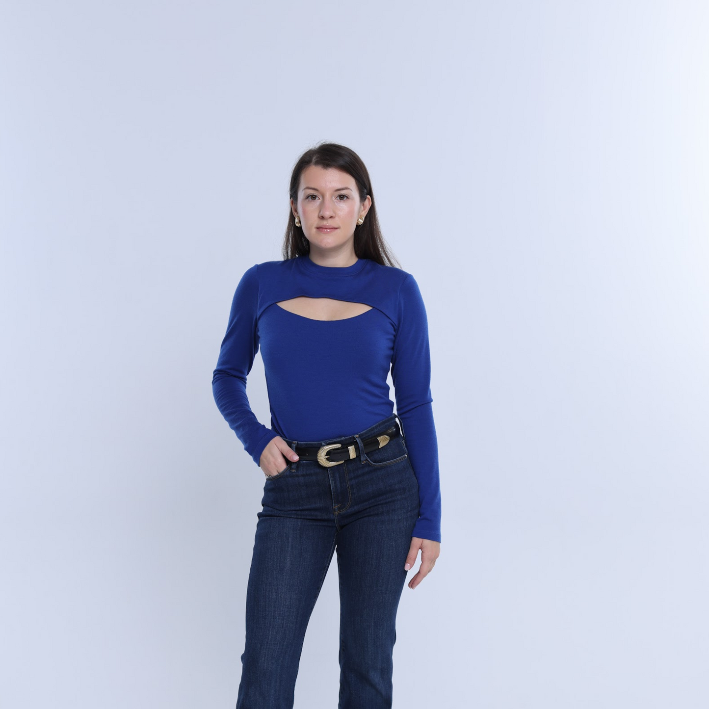 The Merino Wool Long Sleeve Nursing Top